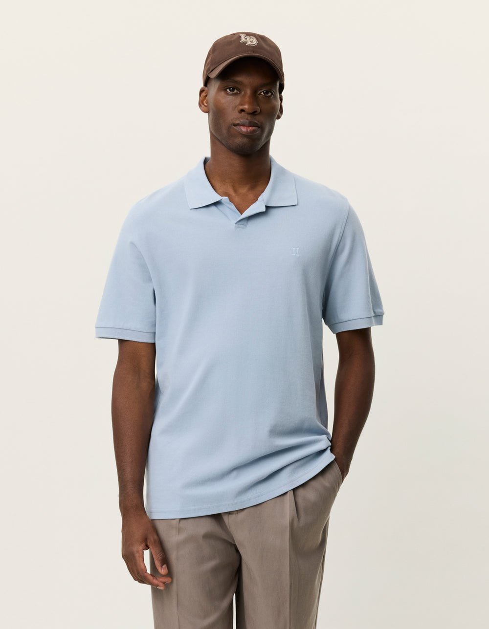 Les Deux Pique Polo Blue Fog