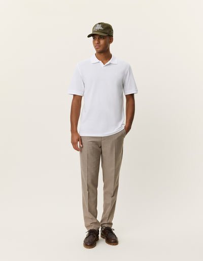 Les Deux Pique Polo White - Supermen.dk
