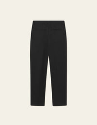 Les Deux Randall Pleated Twill Suit Pants Black - Supermen.dk