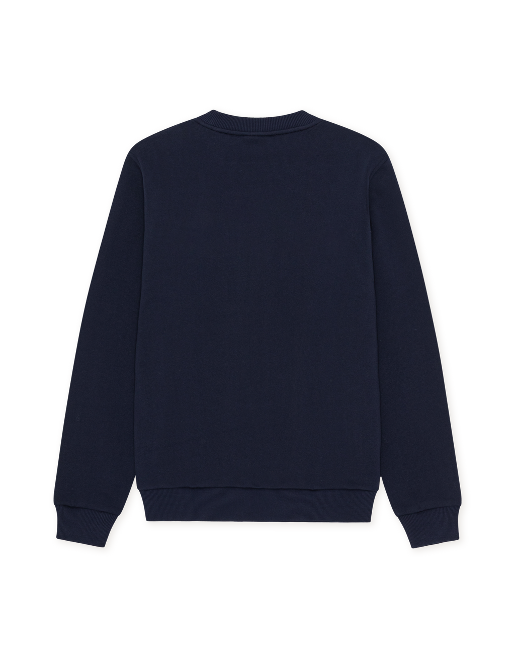 Les Deux Signature print sweatshirt i Dark Navy – produktbillede bagfra