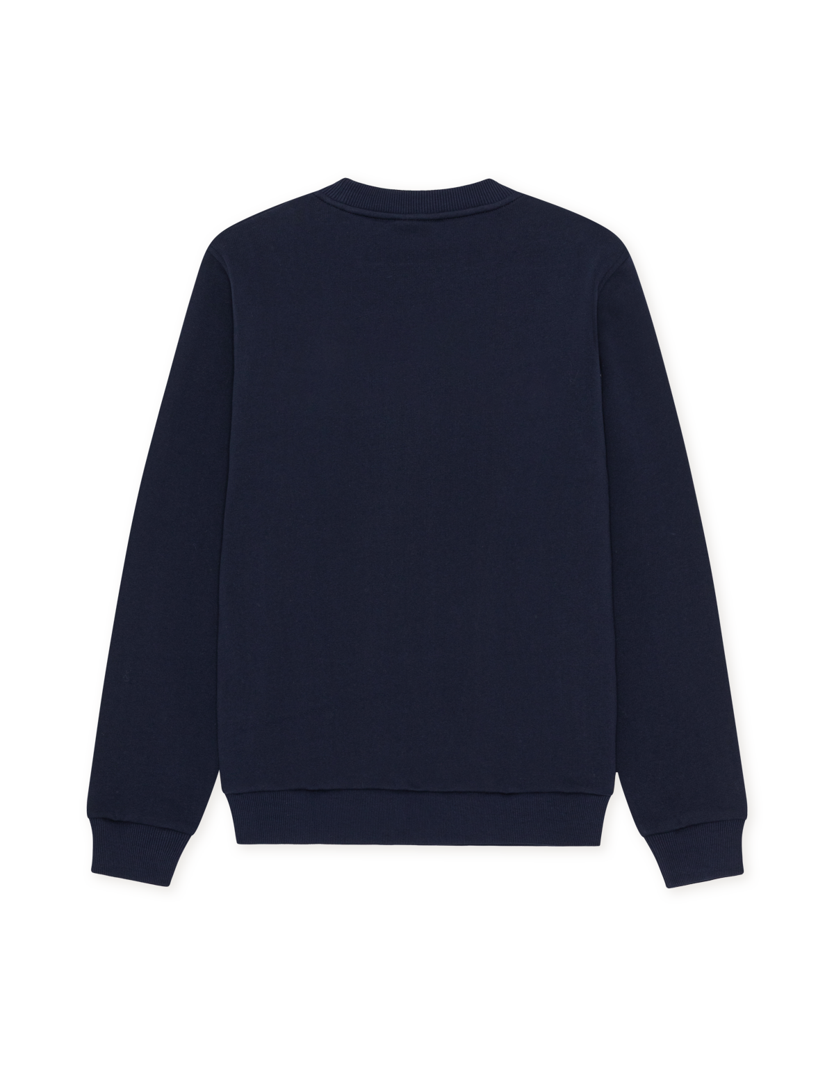 Les Deux Signature print sweatshirt i Dark Navy – produktbillede bagfra