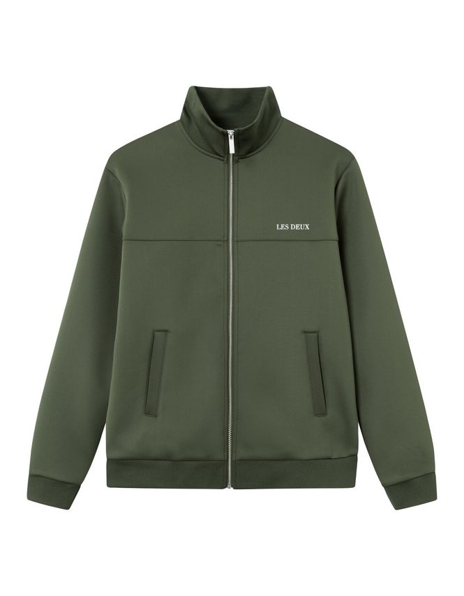 Les Deux Ballier Crew Track Jacket - Sea Moss Green
