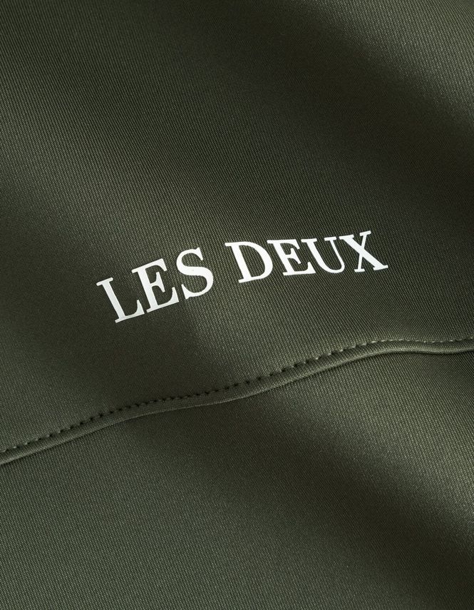 Les Deux Ballier Crew Track Jacket - Sea Moss Green