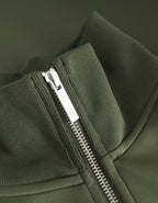 Les Deux Ballier Crew Track Jacket - Sea Moss Green