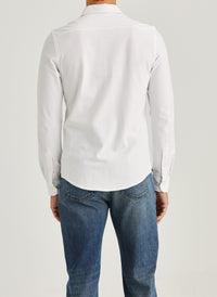 Morris Camden Piqué Shirt / 01 White - Supermen.dk