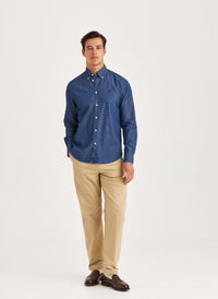 Morris Light Denim Shirt - Slim Fit - Supermen.dk