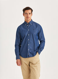 Morris Light Denim Shirt - Slim Fit - Supermen.dk
