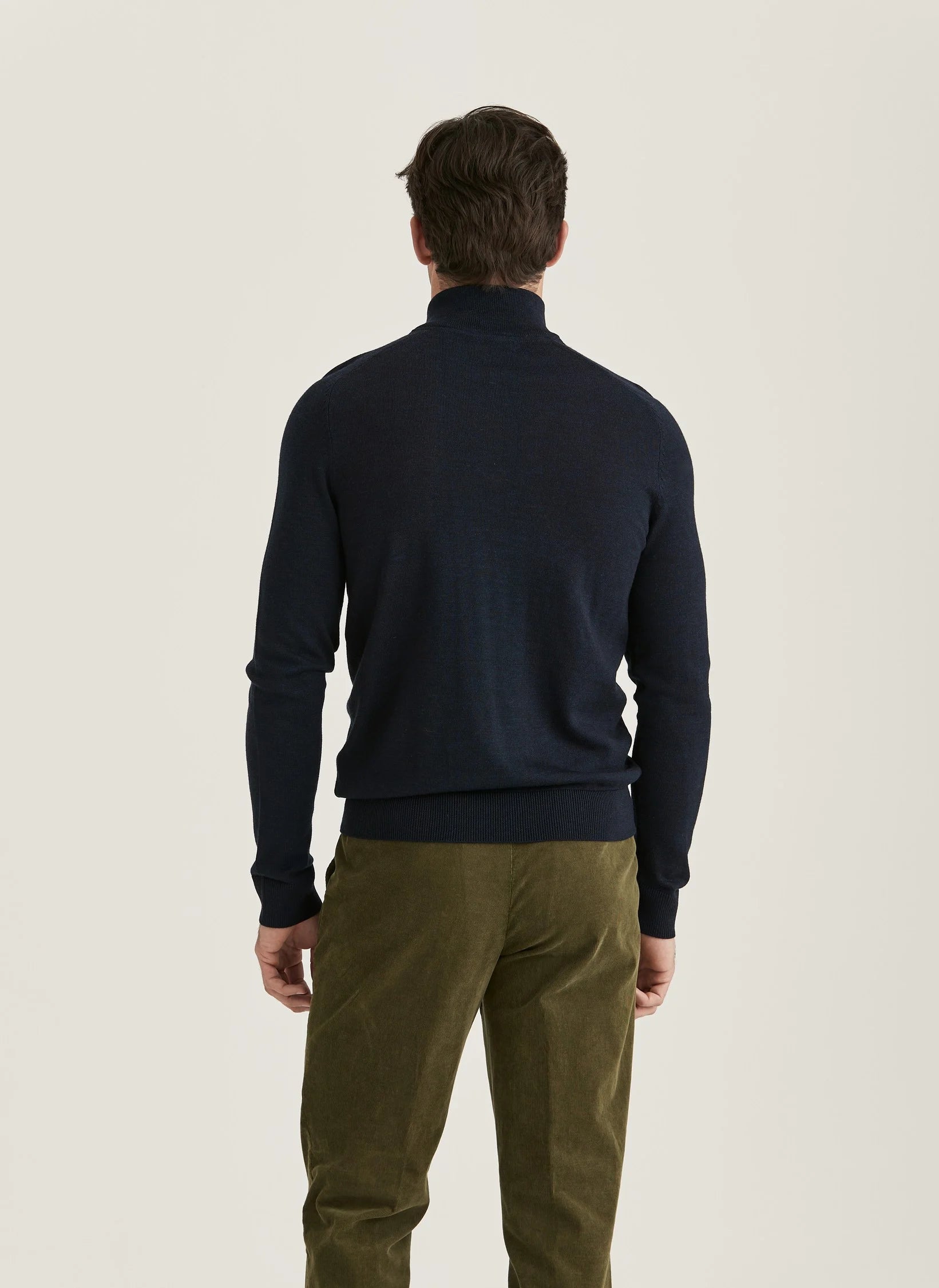 Morris Merino John Zip Navy - Supermen.dk