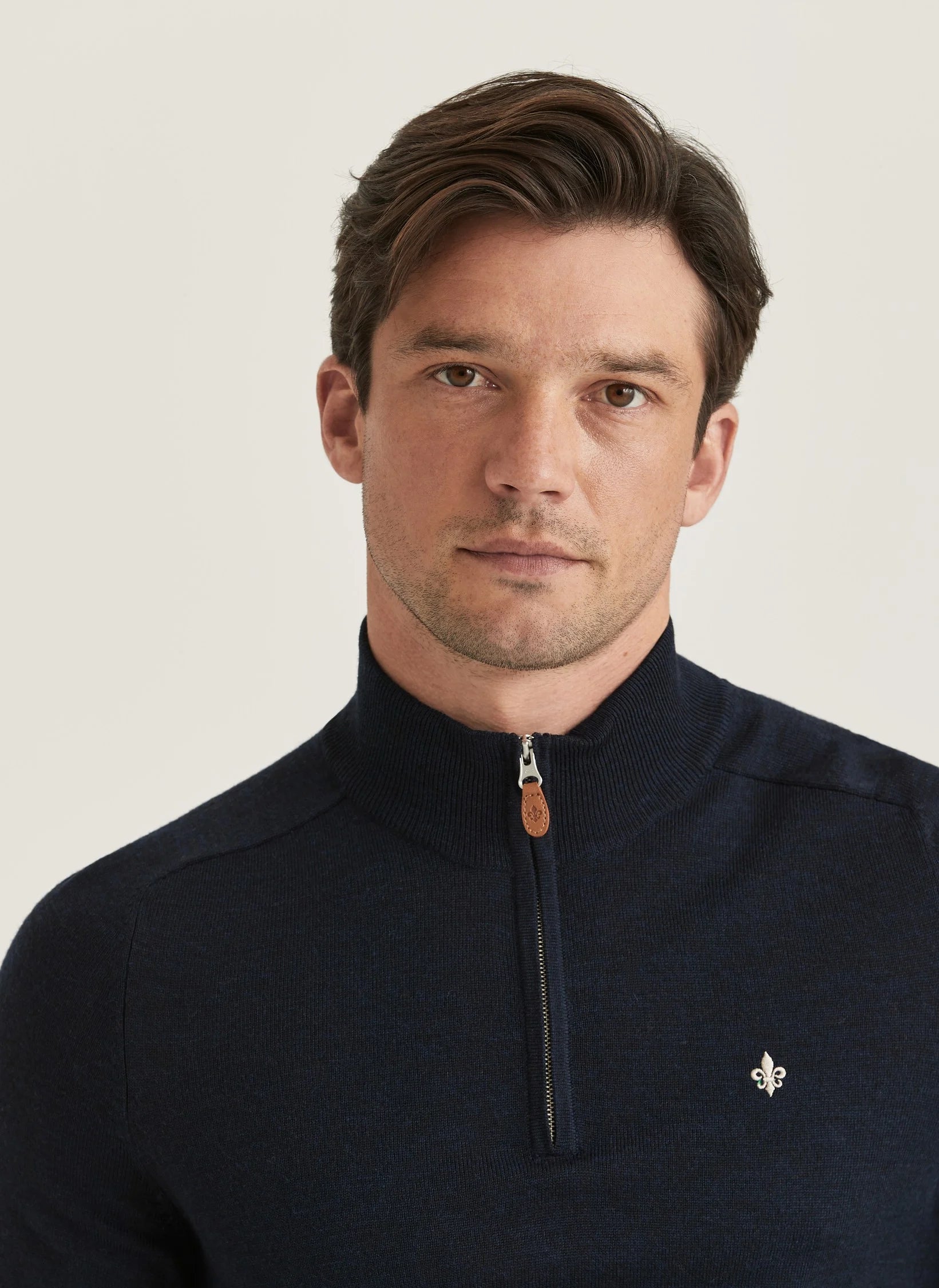 Morris Merino John Zip Navy - Supermen.dk