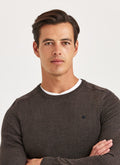 Morris Merino Oneck Brown - Supermen.dk
