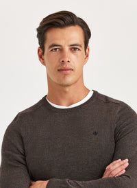 Morris Merino Oneck Brown - Supermen.dk