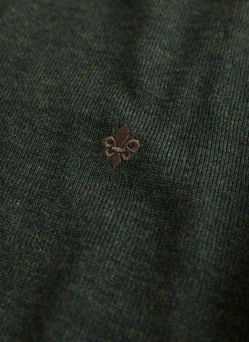 Morris Merino Oneck Olive - Supermen.dk