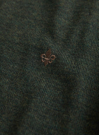 Morris Merino Oneck Olive - Supermen.dk