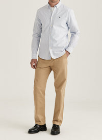 Morris Oxford Striped BD Shirt - Supermen.dk