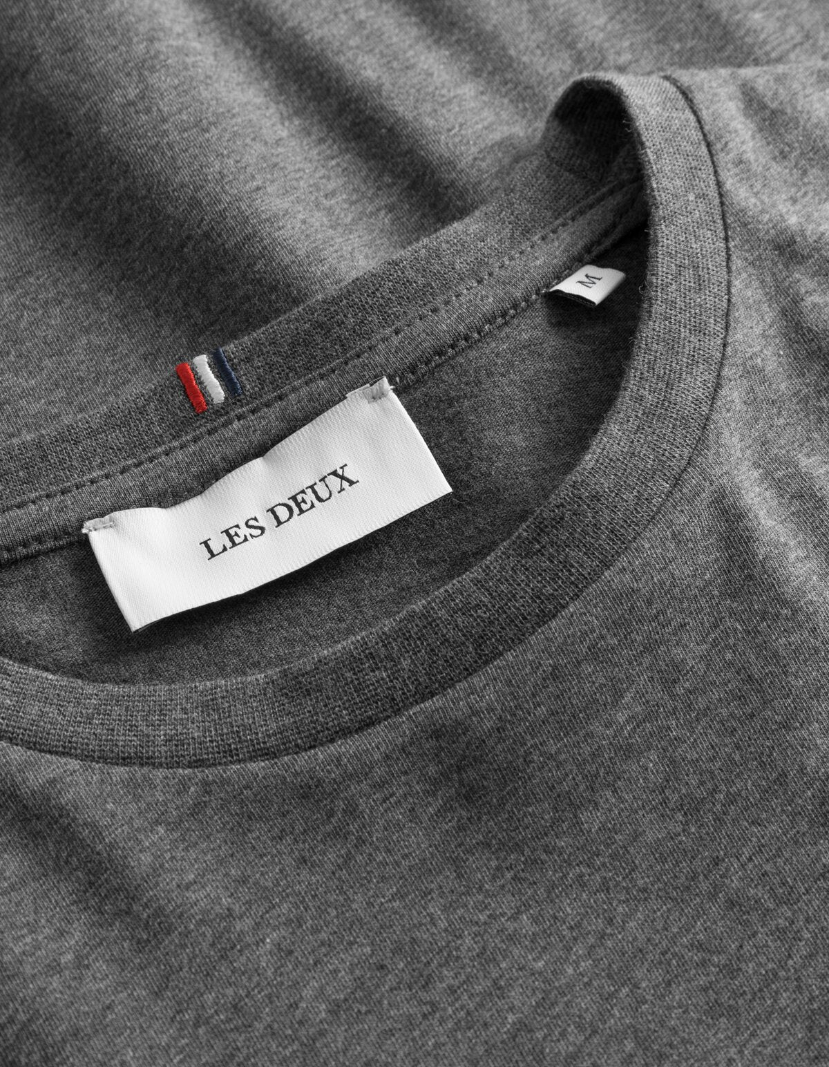 Nørregaard T-Shirt - Charcoal Melange - Orange - Supermen.dk