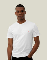 Les Deux Nørregaard T-shirt i hvid – model set forfra