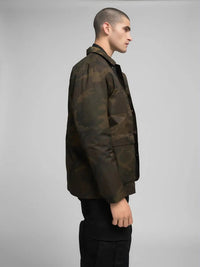 Replay CAMOUFLAGE TWILL JACKET - Supermen.dk