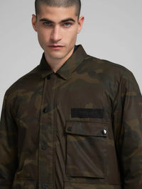 Replay CAMOUFLAGE TWILL JACKET - Supermen.dk
