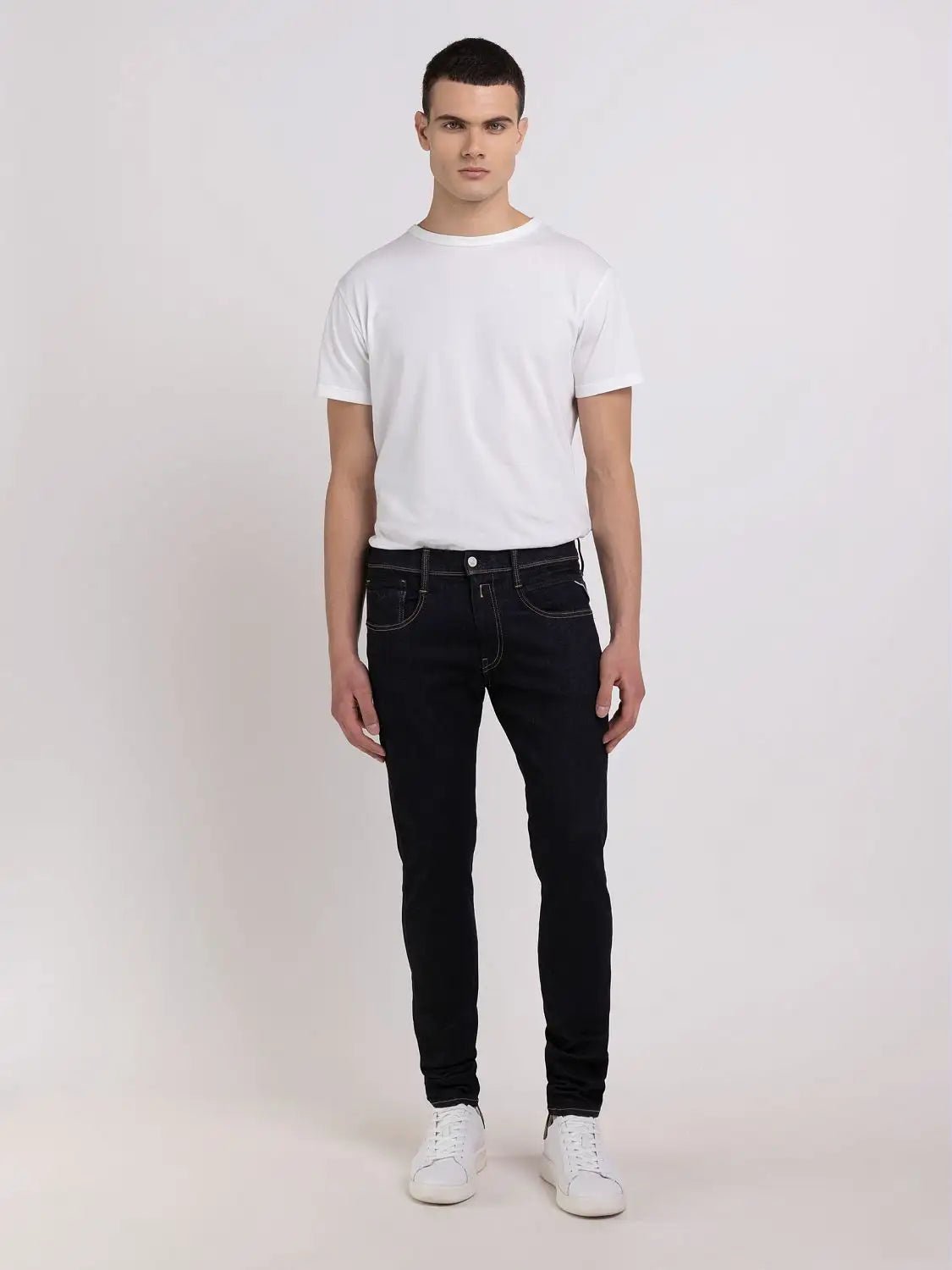 Replay GROVER STRAIGHT - FIT JEANS Forever Dark - Supermen.dk