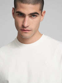 Replay JERSEY CREW - NECK White - Supermen.dk