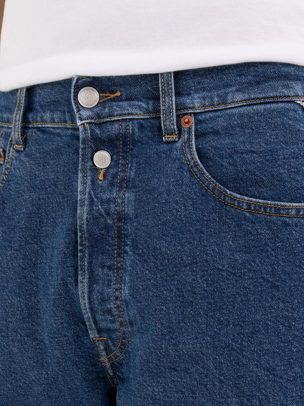 Replay M9Z1 STRAIGHT - FIT JEANS DARK BLUE - Supermen.dk