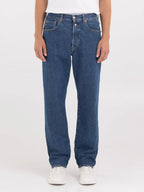 Replay M9Z1 STRAIGHT - FIT JEANS DARK BLUE - Supermen.dk