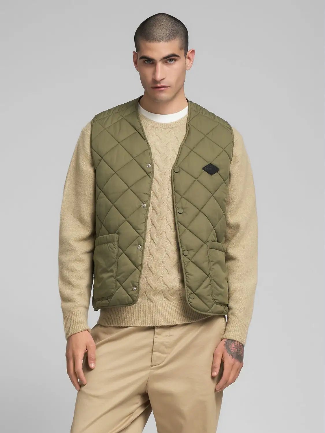 Replay REGULAR - FIT QUILTED VES - Supermen.dk