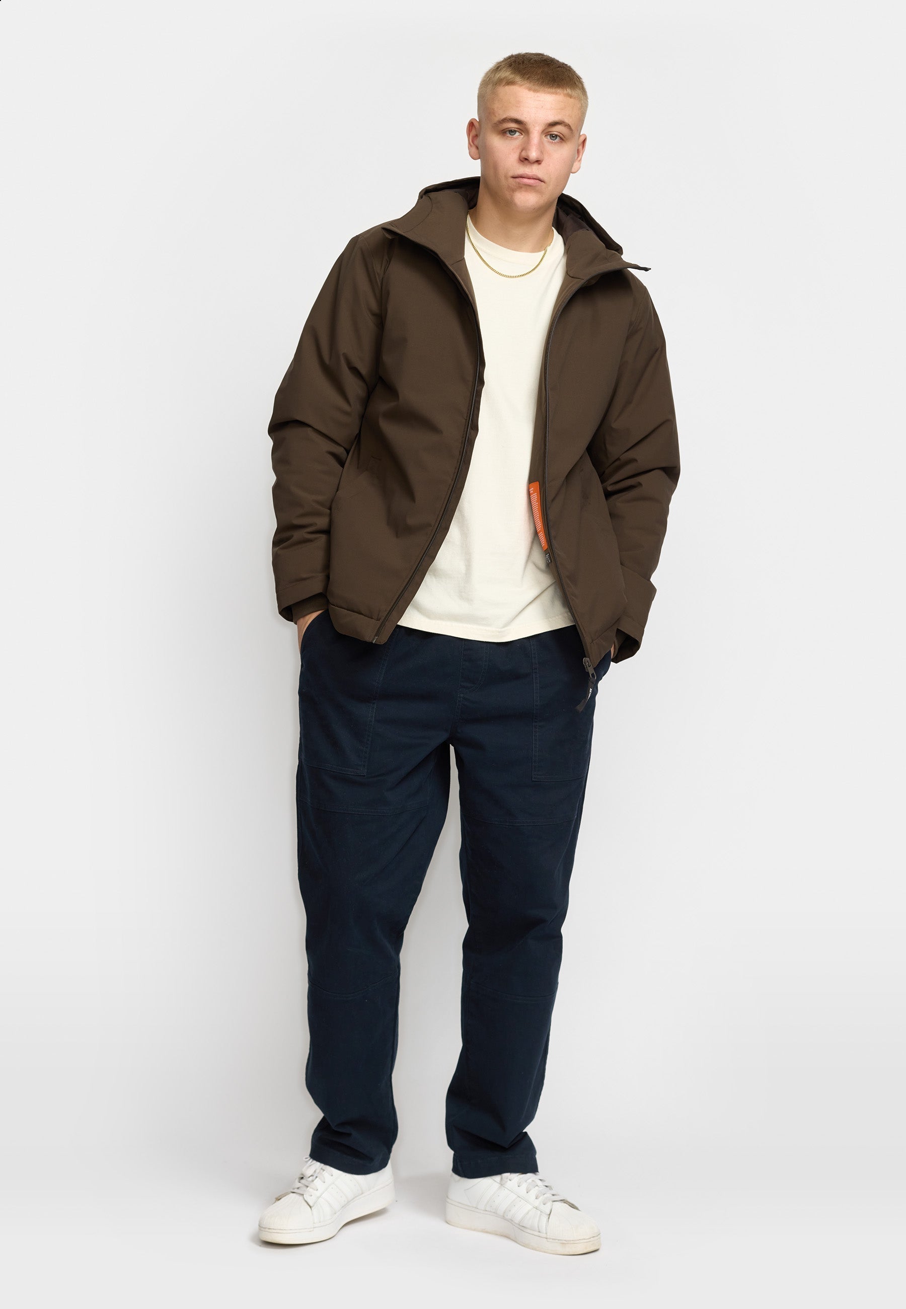 Revloution - Padded City Jacket / 7850 - Dark Brown