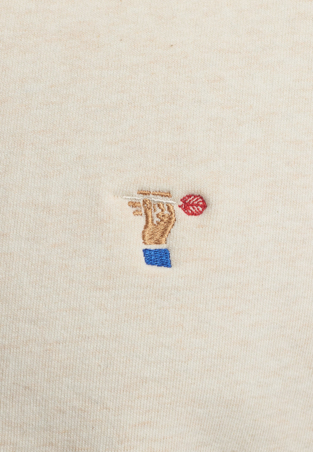 Revolution Application Sweatshirt / 2789 DAR - Offwhite - melange - Supermen.dk