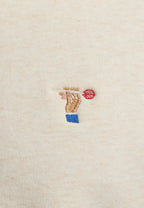 Revolution Application Sweatshirt / 2789 DAR - Offwhite - melange - Supermen.dk