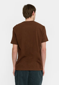 Revolution Application T-Shirt / 1425 PIZ - Brown - Supermen.dk
