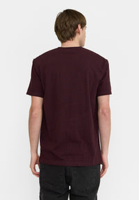 Revolution Application T-Shirt / 1425 TOA - Burgundy - Supermen.dk