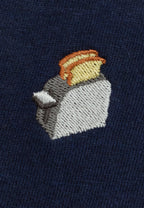 Revolution Application T-Shirt / 1425 TOA - Navy - melange - Supermen.dk