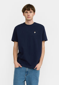 Revolution Application T-Shirt / 1425 TOA - Navy - melange - Supermen.dk