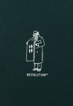 Revolution Application T-Shirt / 1428 DEA - Darkgreen - Supermen.dk