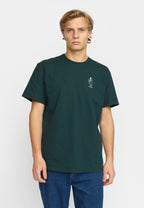 Revolution Application T-Shirt / 1428 DEA - Darkgreen - Supermen.dk