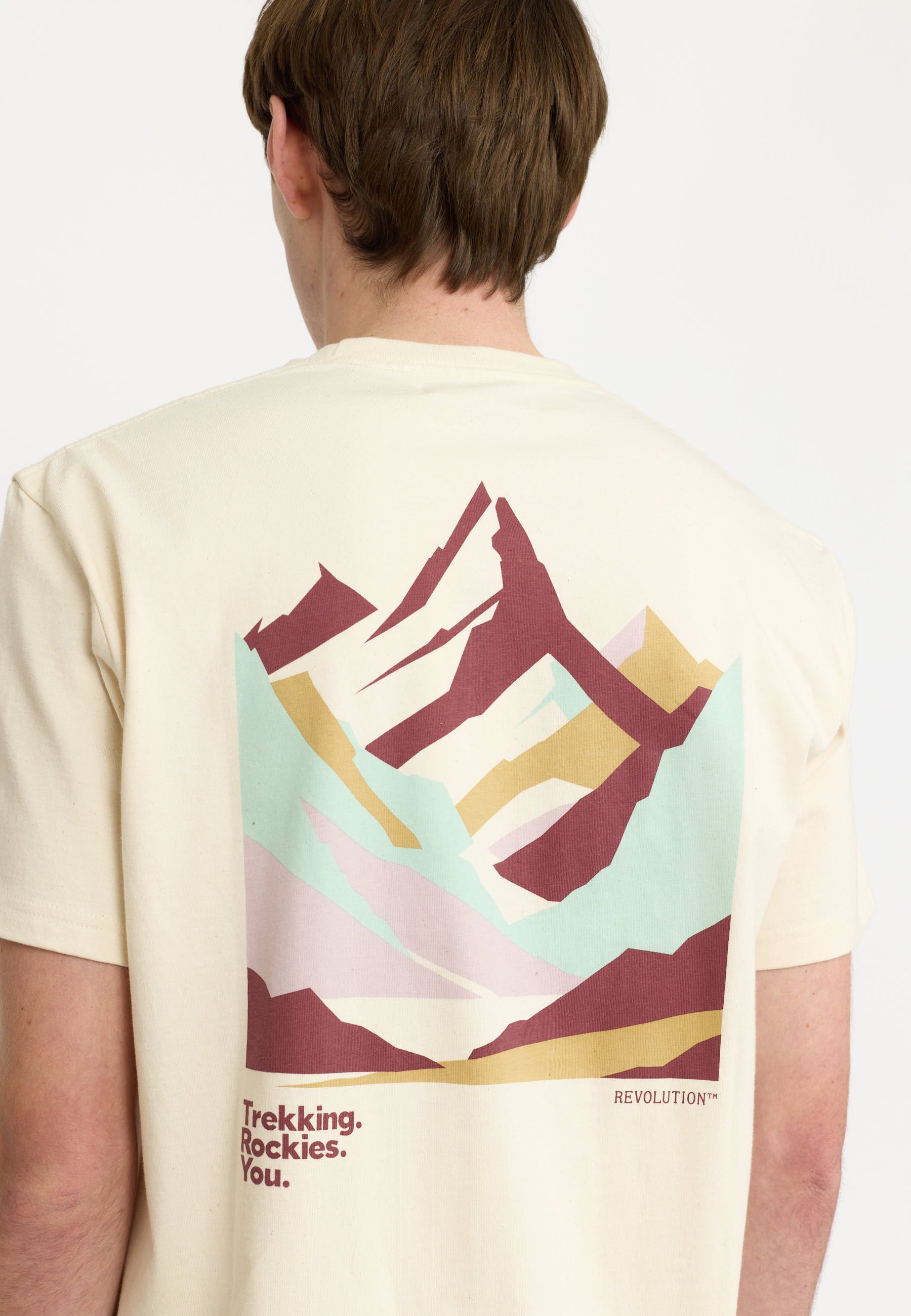 Revolution Application T-Shirt / 1428 MOU - Offwhite - Supermen.dk