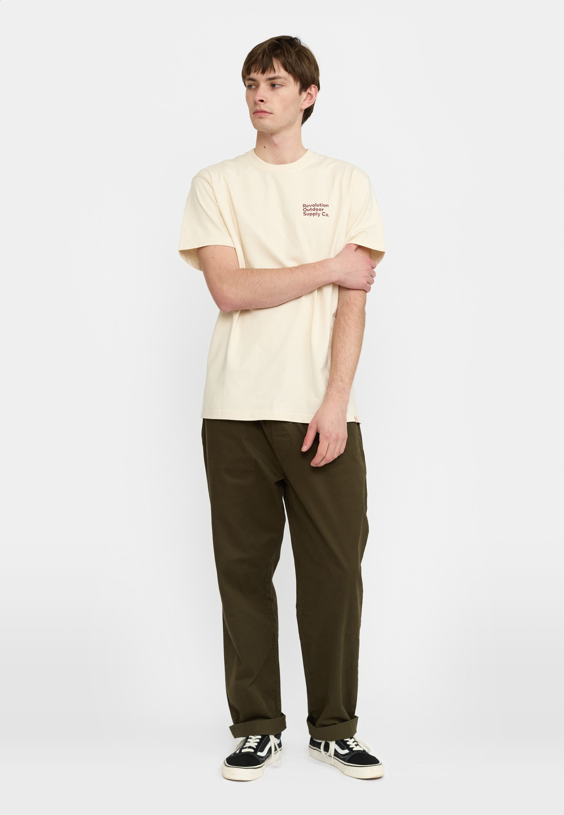 Revolution Application T-Shirt / 1428 MOU - Offwhite - Supermen.dk