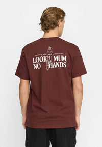 Revolution Application T-Shirt / 1428 MUM - Burgundy - Supermen.dk
