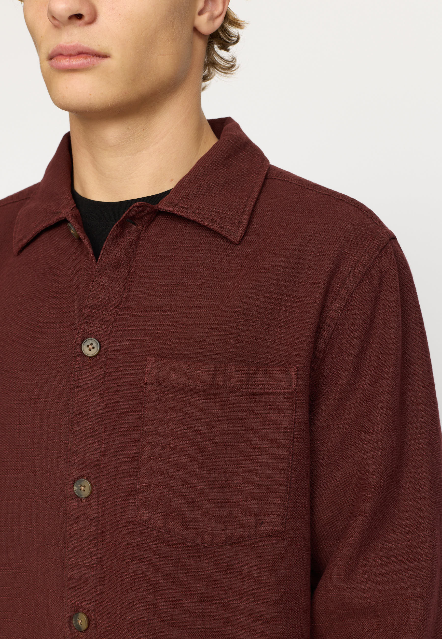 Revolution Casual Shirt / 3997 - Burgundy - Supermen.dk