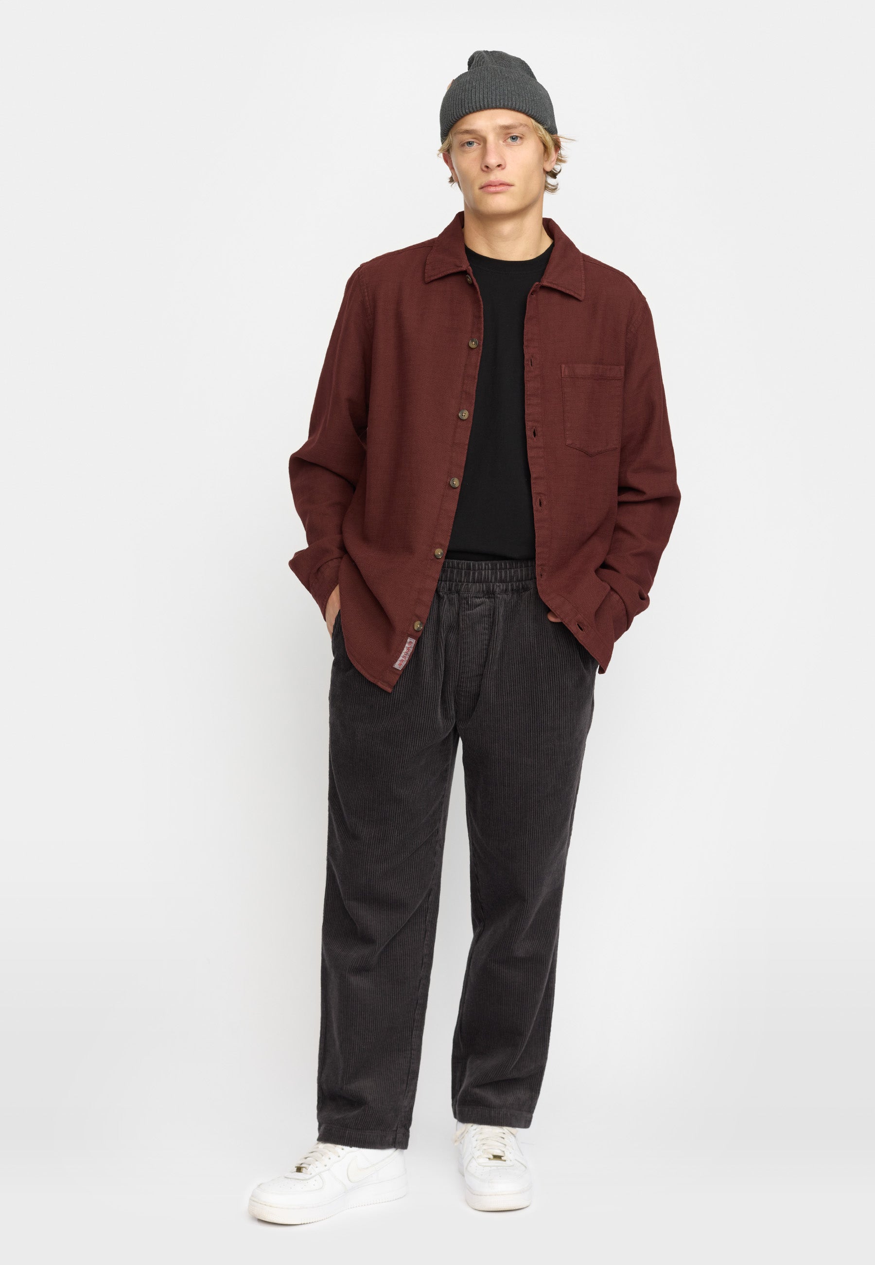 Revolution Casual Shirt / 3997 - Burgundy - Supermen.dk