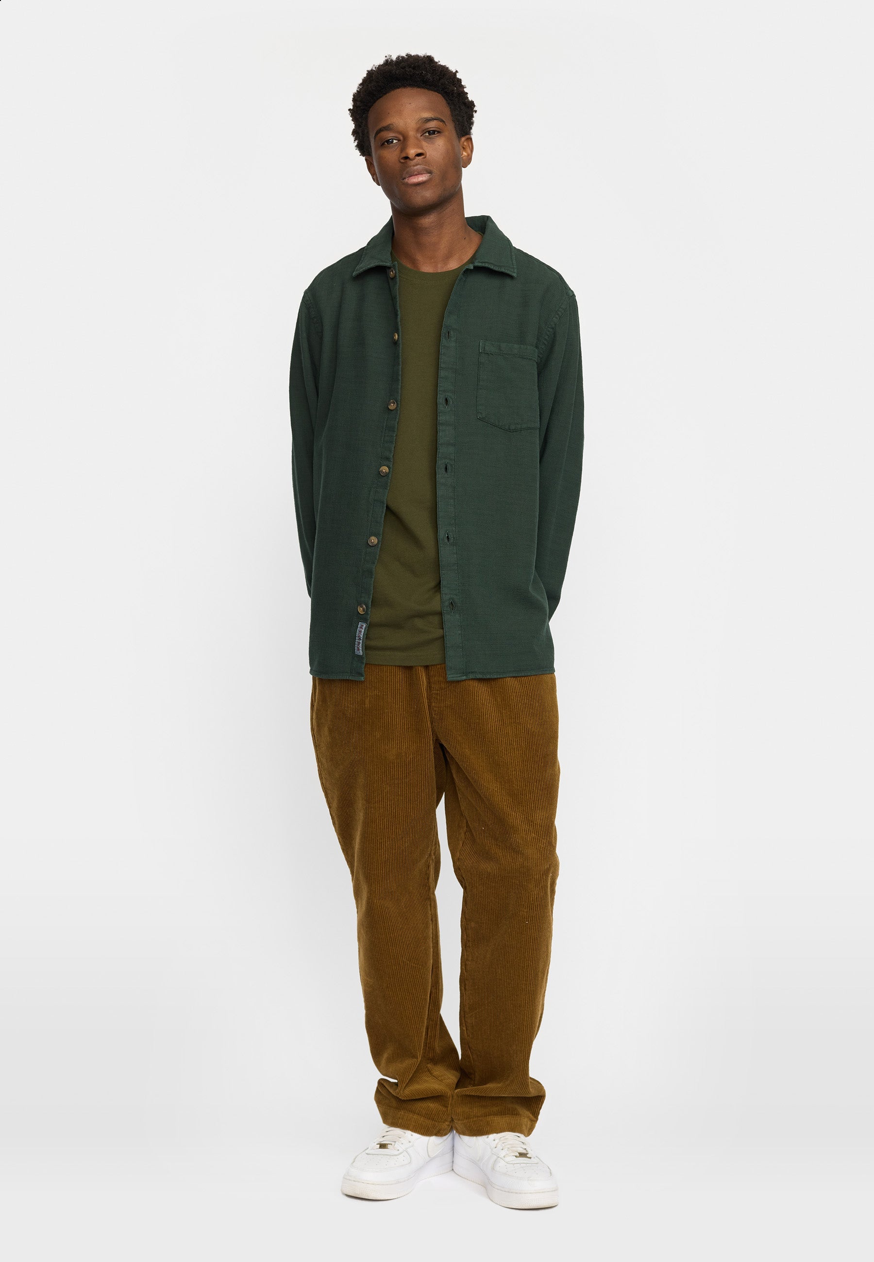 Revolution Casual Shirt / 3997 - Darkgreen - Supermen.dk