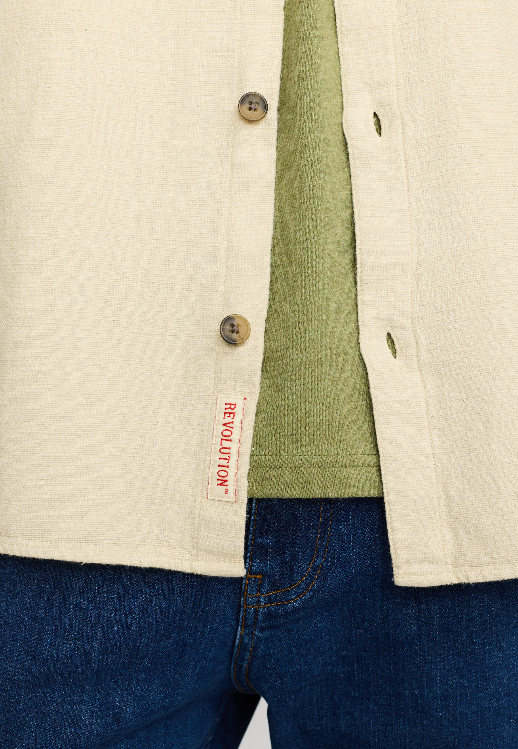 Revolution Casual Shirt / 3997 - Offwhite - Supermen.dk