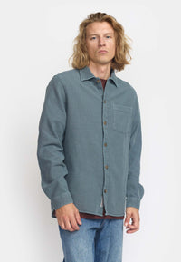 Revolution Casual Shirt Dust Blue - Supermen.dk