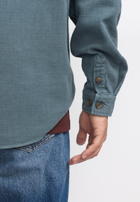 Revolution Casual Shirt Dust Blue - Supermen.dk