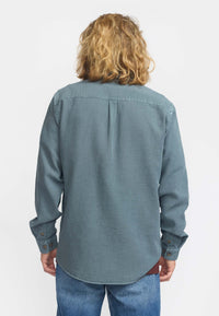 Revolution Casual Shirt Dust Blue - Supermen.dk