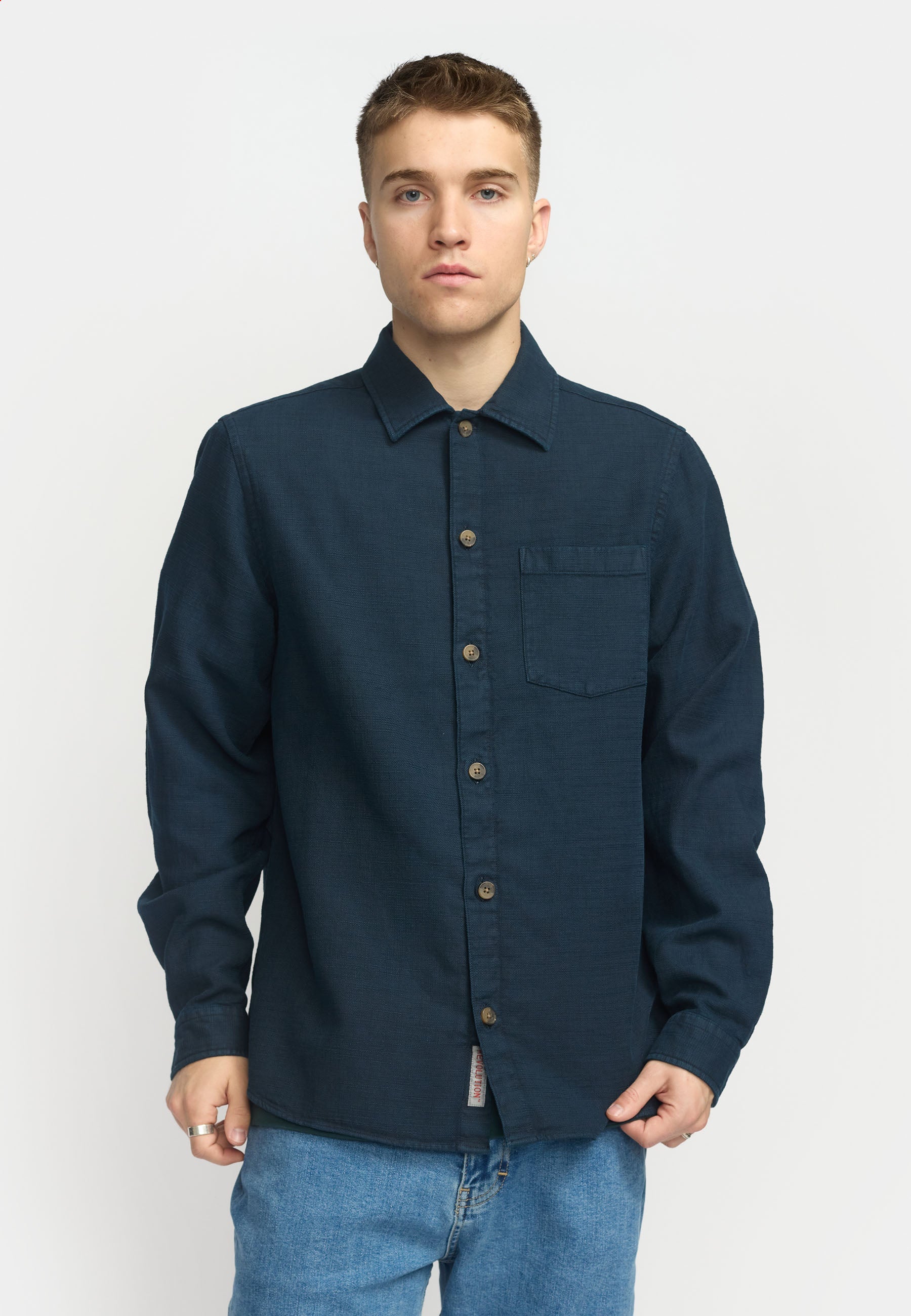 Revolution Casual Shirt / 3997 - Navy