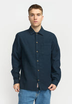 Revolution Casual Shirt Navy - Supermen.dk