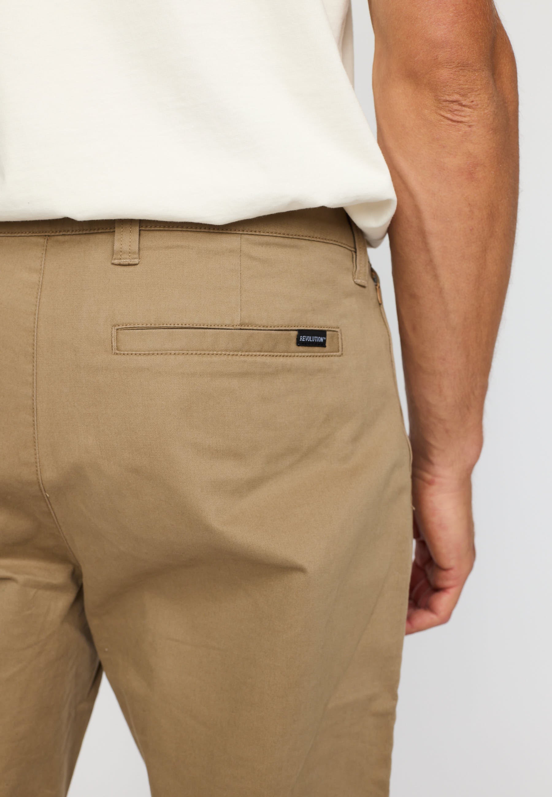 Revolution Chino Trousers / 5872 - Darkkhaki - Supermen.dk