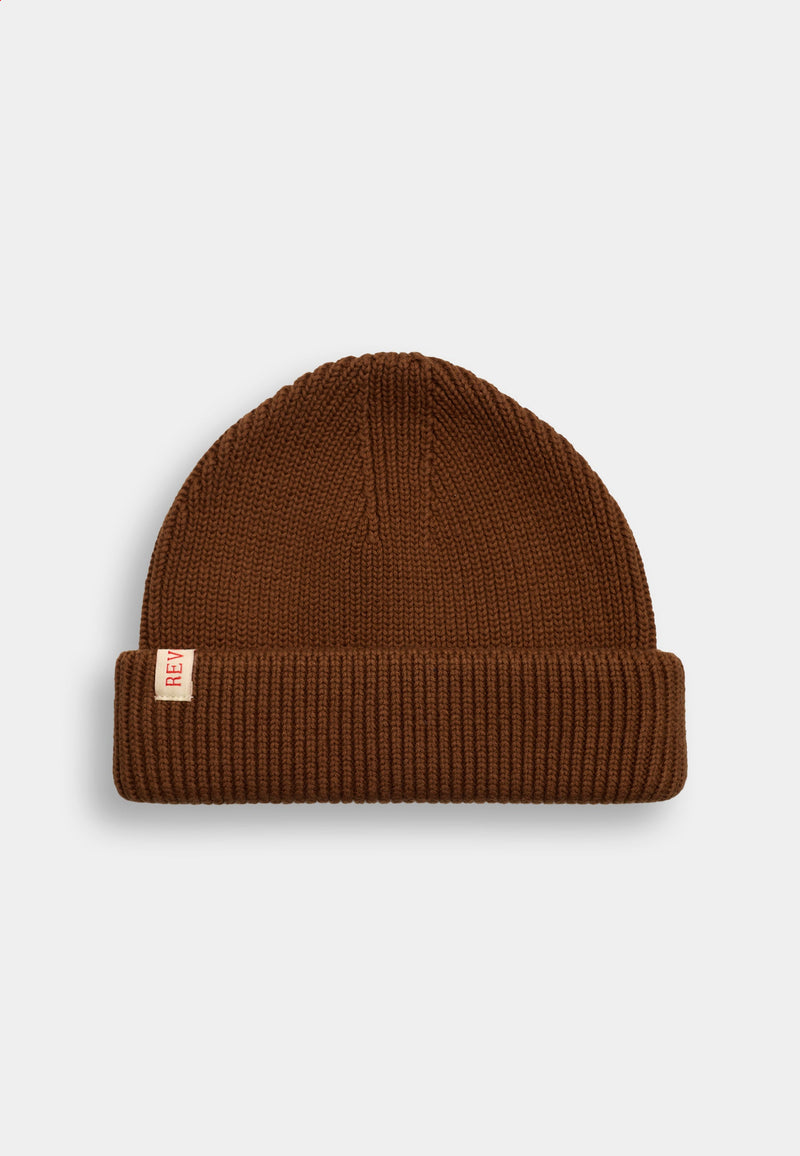 Revolution Fisherman Beanie / 9324 - Brown - Supermen.dk